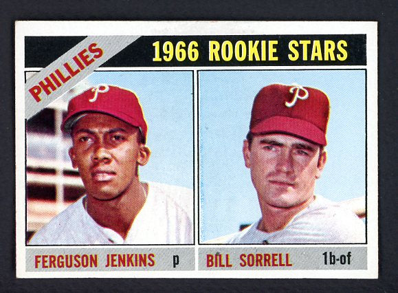 1966 Topps Baseball #254 Fergie Jenkins Phillies EX-MT 468892