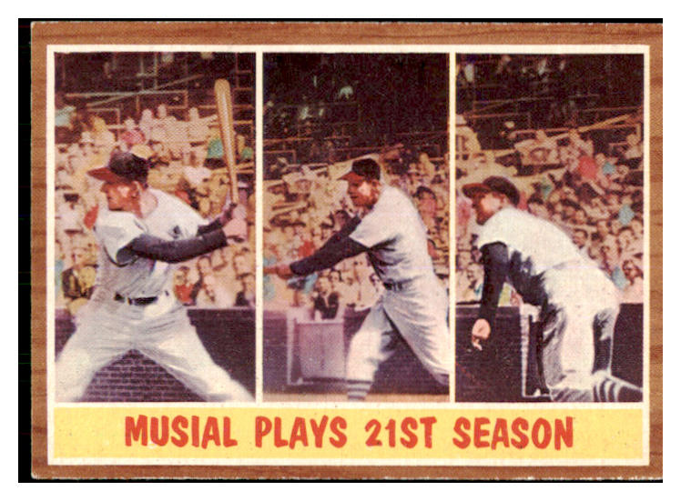 1962 Topps Baseball #317 Stan Musial IA Cardinals EX-MT 468898