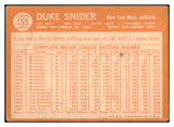 1964 Topps Baseball #155 Duke Snider Mets VG/VG-EX 468904