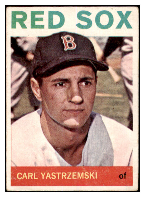 1964 Topps Baseball #210 Carl Yastrzemski Red Sox VG-EX 468907