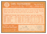 1964 Topps Baseball #210 Carl Yastrzemski Red Sox VG-EX 468907