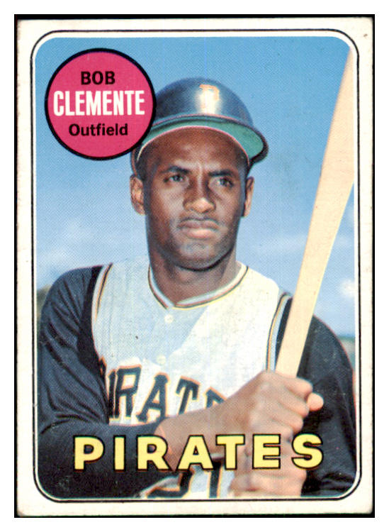 1969 Topps Baseball #050 Roberto Clemente Pirates VG-EX 468921