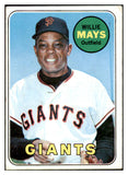 1969 Topps Baseball #190 Willie Mays Giants VG-EX 468929