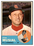 1963 Topps Baseball #250 Stan Musial Cardinals EX 468945