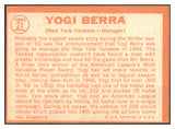 1964 Topps Baseball #021 Yogi Berra Yankees EX-MT oc 468978