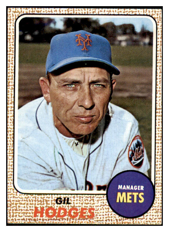 1968 Topps Baseball #027 Gil Hodges Mets EX-MT 468984