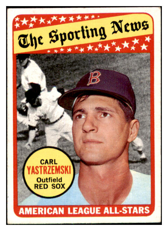 1969 Topps Baseball #425 Carl Yastrzemski A.S. Red Sox EX 469001