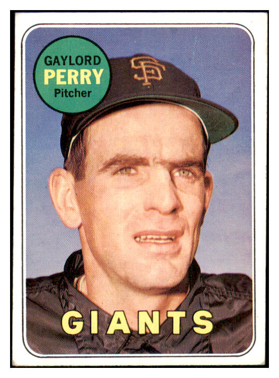 1969 Topps Baseball #485 Gaylord Perry Giants VG-EX 469006