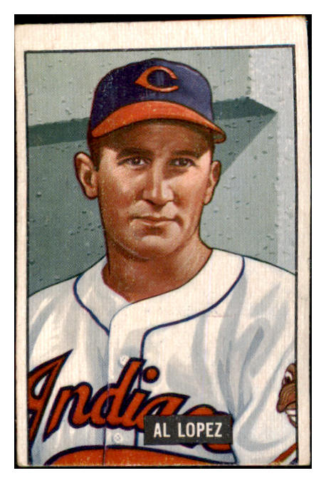 1951 Bowman Baseball #295 Al Lopez Indians GD-VG 469028