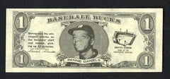 1962 Topps Baseball Bucks Bennie Daniels Senators NR-MT 469131
