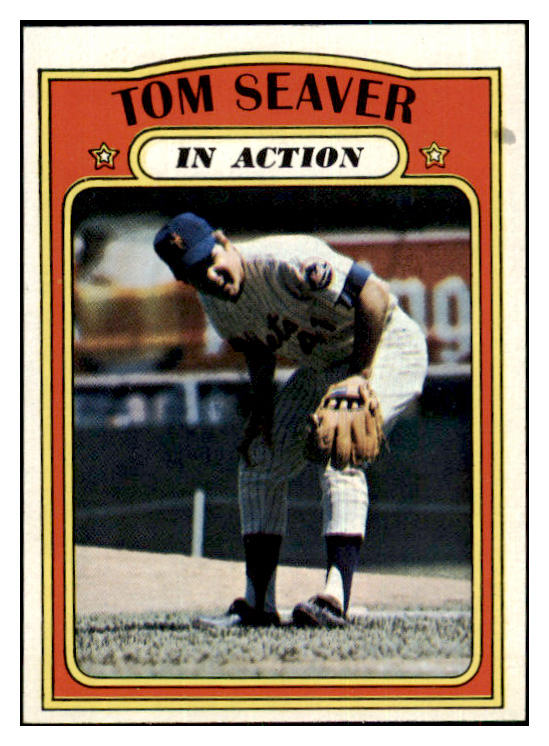 1972 Topps Baseball #446 Tom Seaver IA Mets EX 469573