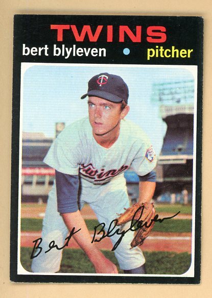 1971 Topps Baseball #026 Bert Blyleven Twins EX+ 469581