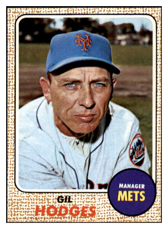 1968 Topps Baseball #027 Gil Hodges Mets NR-MT 469677