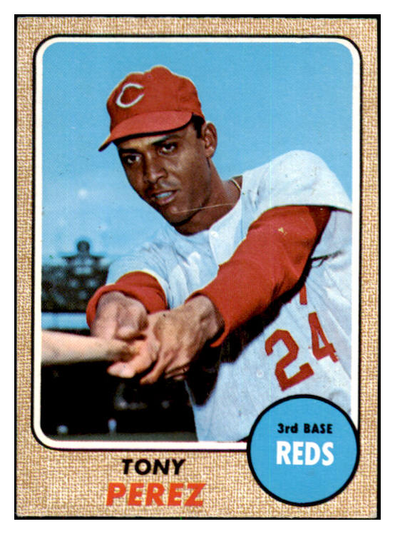 1968 Topps Baseball #130 Tony Perez Reds EX+/EX-MT 469692
