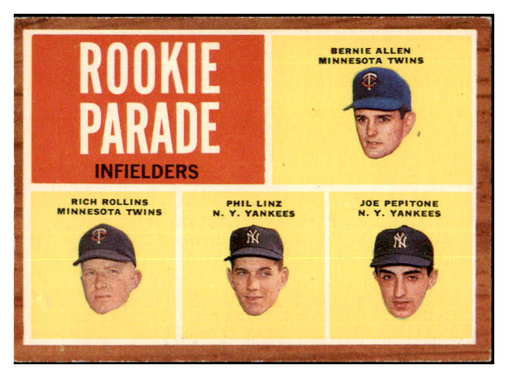 1962 Topps Baseball #596 Joe Pepitone Yankees EX 469701