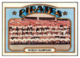 1972 Topps Baseball #001 Pittsburgh Pirates Team EX-MT 469704