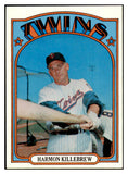 1972 Topps Baseball #051 Harmon Killebrew Twins EX-MT 469715