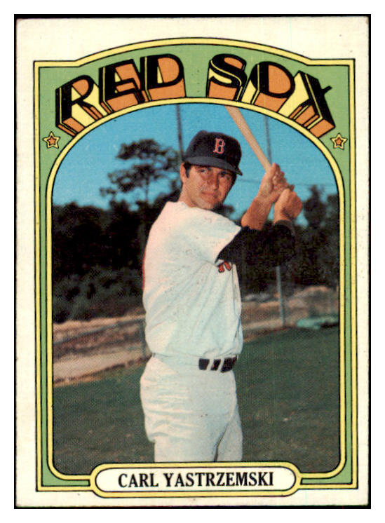 1972 Topps Baseball #037 Carl Yastrzemski Red Sox VG-EX 469759