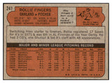 1972 Topps Baseball #241 Rollie Fingers A's EX-MT 469768