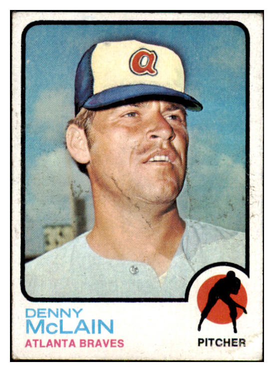 1973 Topps Baseball #630 Denny McLain Braves GD-VG 469778