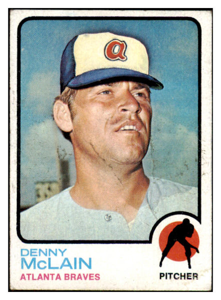 1973 Topps Baseball #630 Denny McLain Braves GD-VG 469778