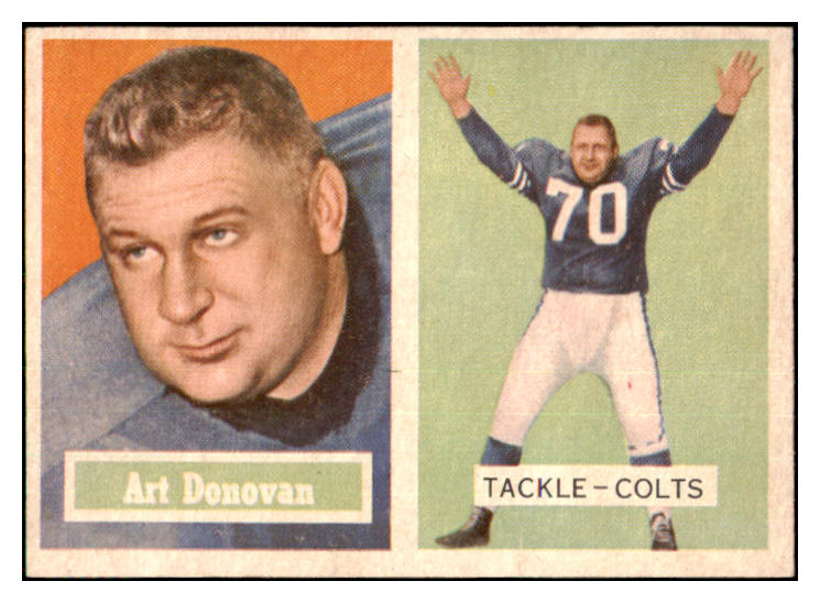 1957 Topps Baseball #065 Art Donovan Colts EX+/EX-MT 469780