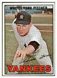 1967 Topps Baseball #005 Whitey Ford Yankees EX+/EX-MT 469805