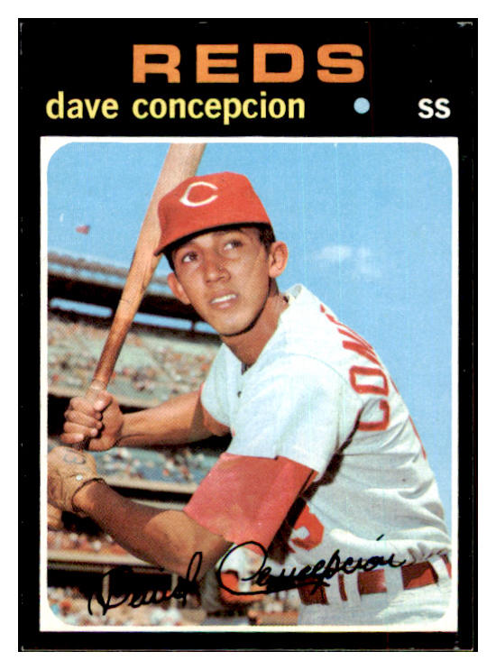 1971 Topps Baseball #014 Dave Concepcion Reds EX-MT 469817