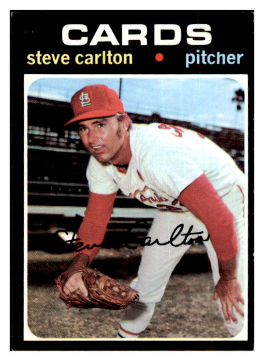 1971 Topps Baseball #055 Steve Carlton Cardinals EX-MT 469818
