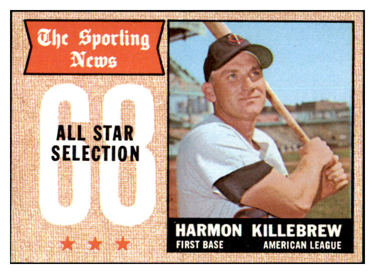 1968 Topps Baseball #361 Harmon Killebrew A.S. Twins EX-MT 469834