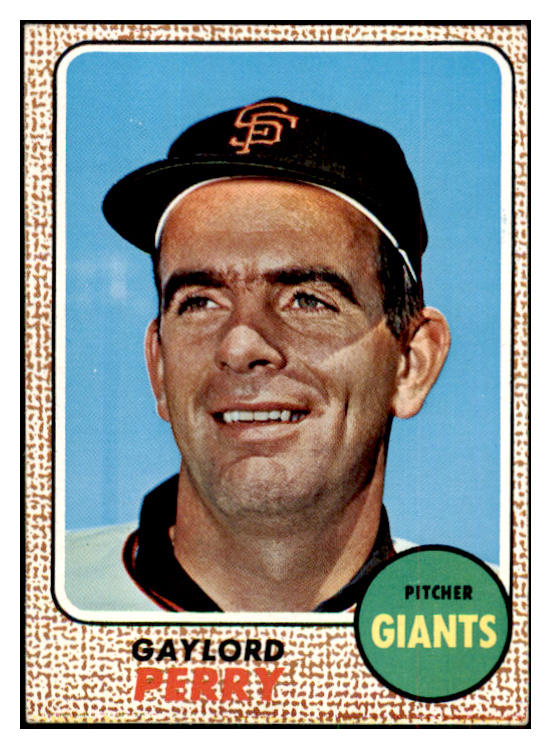 1968 Topps Baseball #085 Gaylord Perry Giants EX-MT 469839