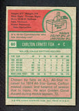 1975 Topps Baseball #080 Carlton Fisk Red Sox EX+/EX-MT 469854