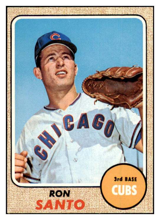 1968 Topps Baseball #235 Ron Santo Cubs EX-MT 469873