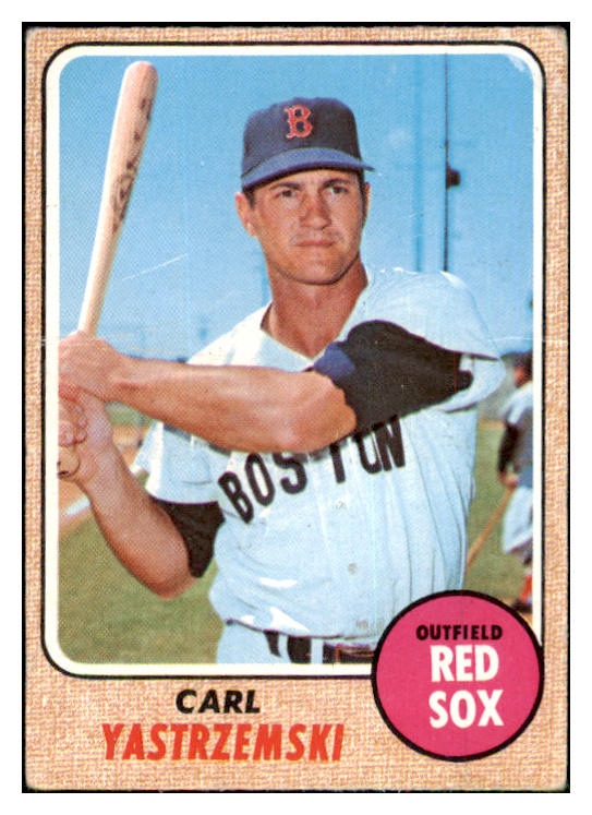 1968 Topps Baseball #250 Carl Yastrzemski Red Sox GD-VG 469877