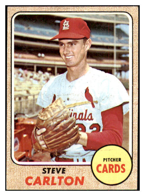 1968 Topps Baseball #408 Steve Carlton Cardinals VG-EX 469886