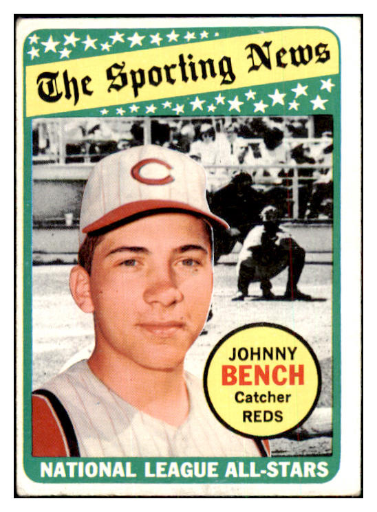 1969 Topps Baseball #430 Johnny Bench A.S. Reds VG-EX 469894