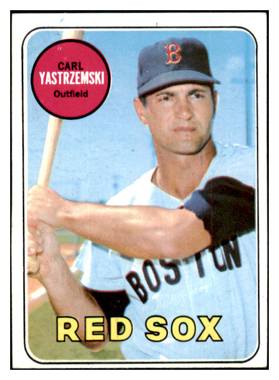 1969 Topps Baseball #130 Carl Yastrzemski Red Sox EX+/EX-MT 469901