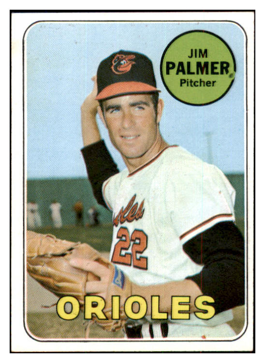 1969 Topps Baseball #573 Jim Palmer Orioles EX-MT 469904
