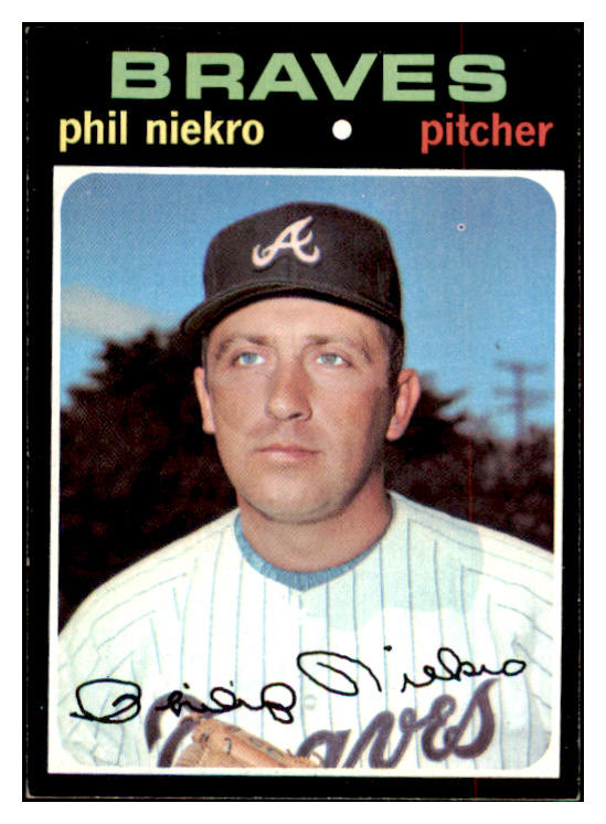 1971 Topps Baseball #030 Phil Niekro Braves EX-MT 469923