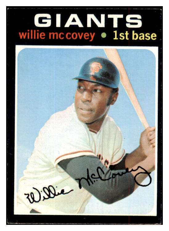 1971 Topps Baseball #050 Willie McCovey Giants EX-MT 469936