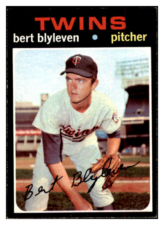 1971 Topps Baseball #026 Bert Blyleven Twins EX-MT 469940