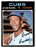 1971 Topps Baseball #525 Ernie Banks Cubs EX+/EX-MT 469944