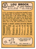 1968 Topps Baseball #520 Lou Brock Cardinals NR-MT 469946