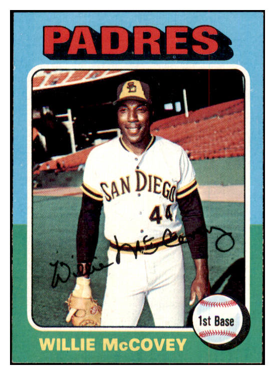 1975 Topps Baseball #450 Willie McCovey Padres EX-MT/NR-MT 469964