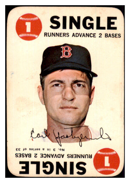 1968 Topps Baseball Game #003 Carl Yastrzemski Red Sox VG-EX 469982