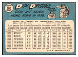 1965 Topps Baseball #260 Don Drysdale Dodgers VG-EX 470126