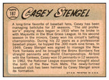 1965 Topps Baseball #187 Casey Stengel Mets EX-MT 470129