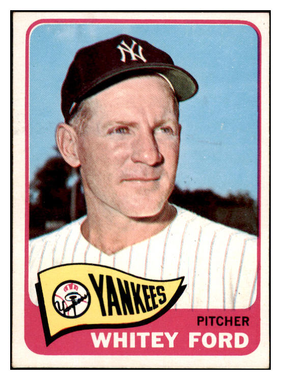 1965 Topps Baseball #330 Whitey Ford Yankees EX+/EX-MT 470144
