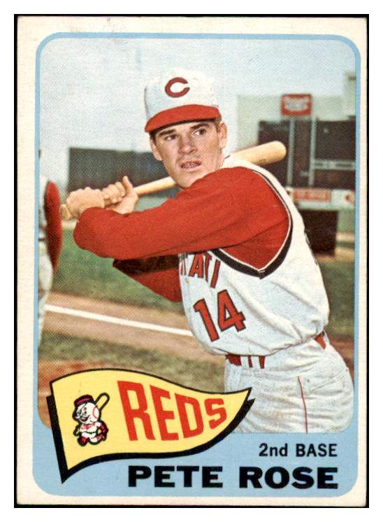 1965 Topps Baseball #207 Pete Rose Reds EX-MT 470147