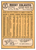 1968 Topps Baseball #099 Rocky Colavito White Sox VG-EX 470152